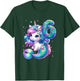 Unicorn Mermaid 6th Birthday 6 Year Old Party Girls Outfit T-Shirt - T-Shirt | Forest