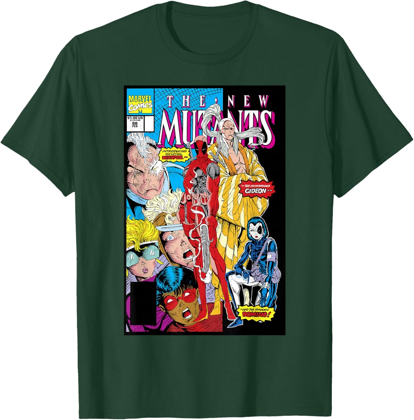 Marvel Deadpool 30th Debut Comic Cover Small T-Shirt - T-Shirt | Forest