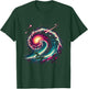 Cosmic Surfer Riding Through Space Swirl T-Shirt - T-Shirt | Forest