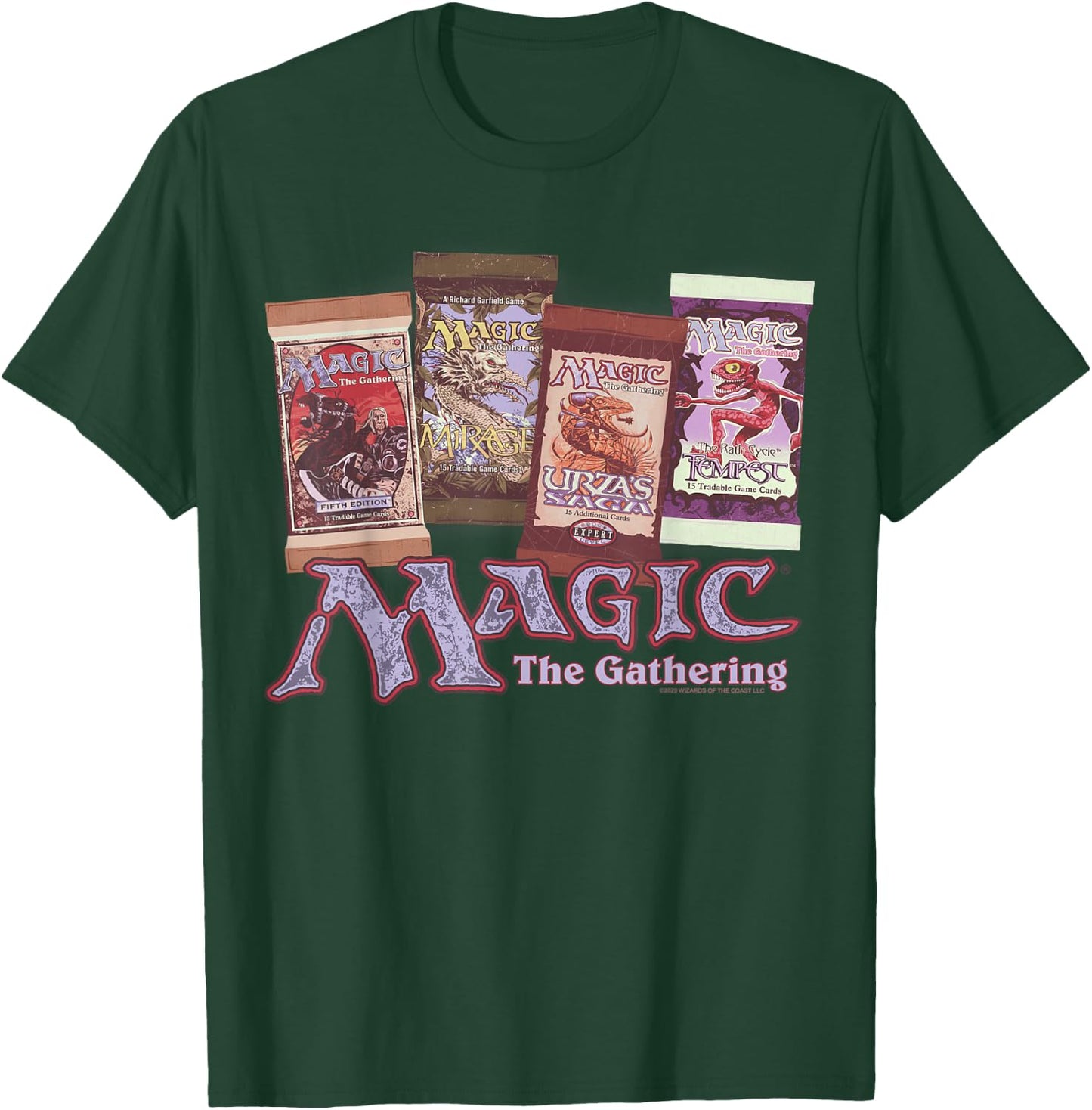 Magic: The Gathering Planeswalker Mandala Small T-Shirt - T-Shirt | Forest