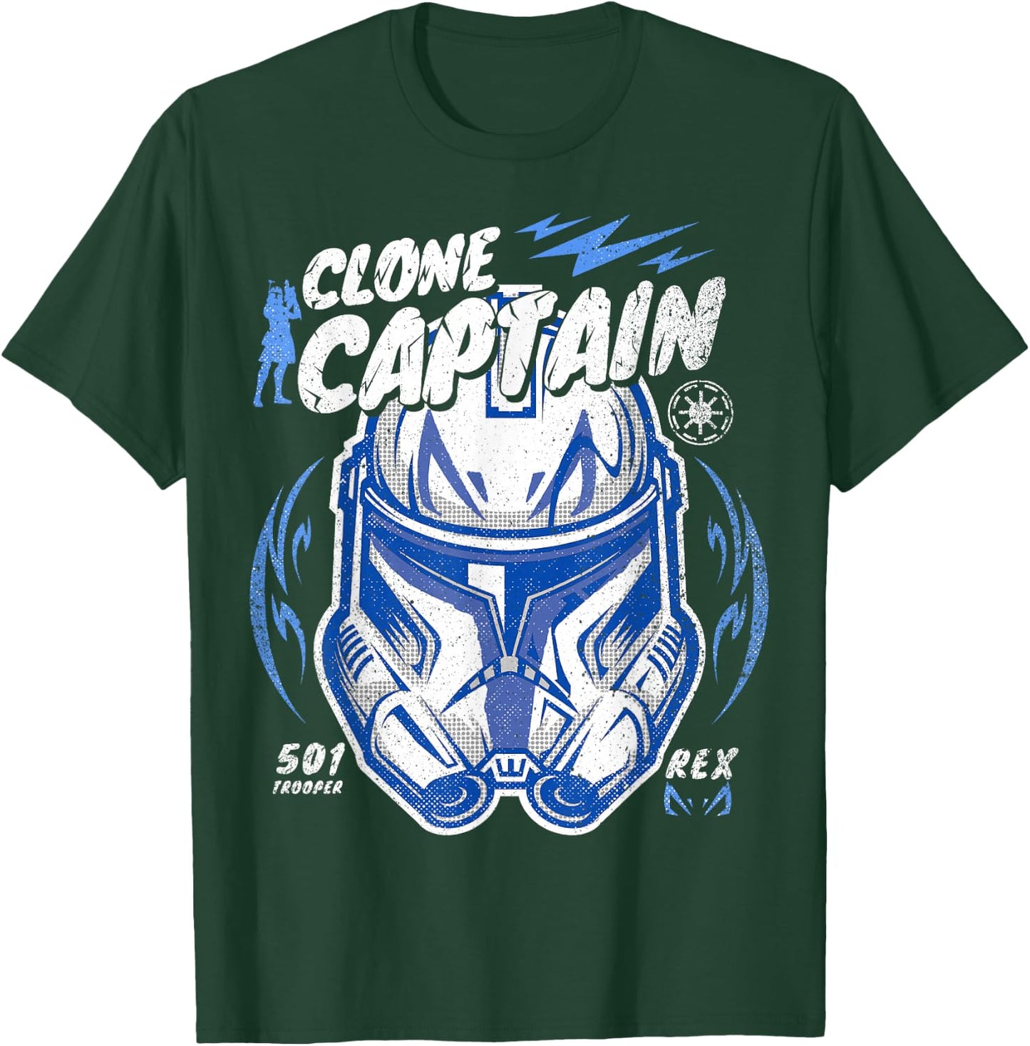 Star Wars: The Clone Wars Clone Captain Rex Big Face T-Shirt - T-Shirt | Forest