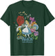 Disney Alice in Wonderland Walking Through The Flowers Small T-Shirt - T-Shirt | Forest