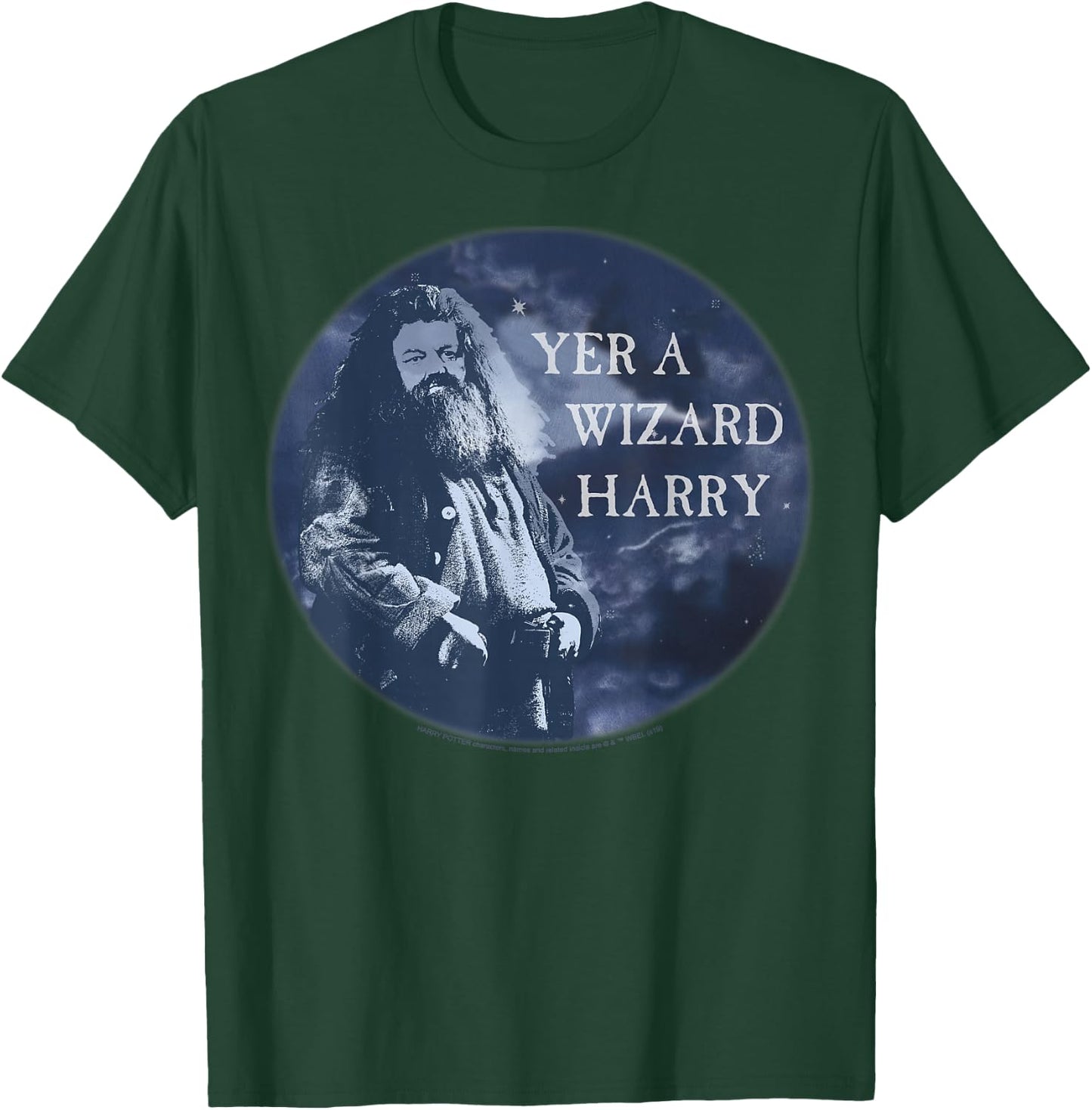 Harry Potter Hagrid Yer A Wizard Harry Circle T-Shirt - T-Shirt | Forest