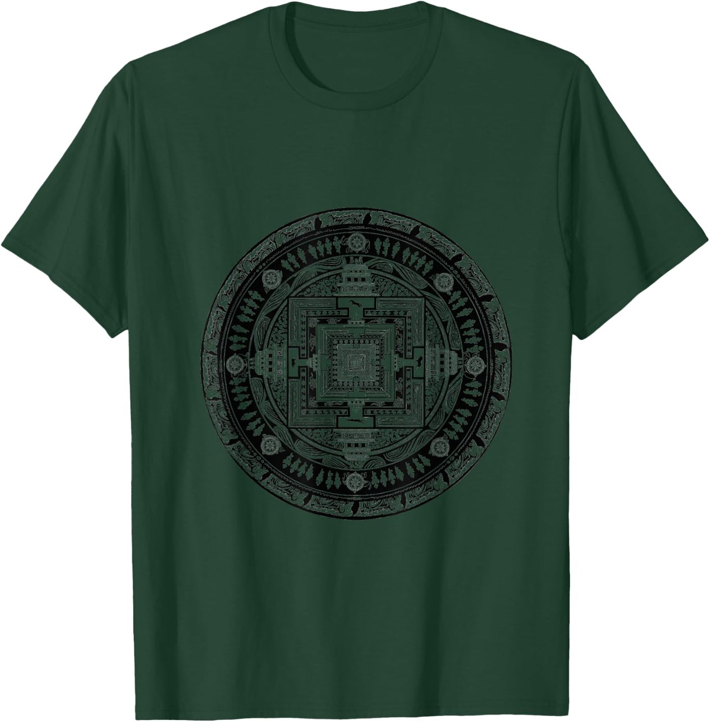 Kalachakra Mandala T-Shirt - T-Shirt | Forest