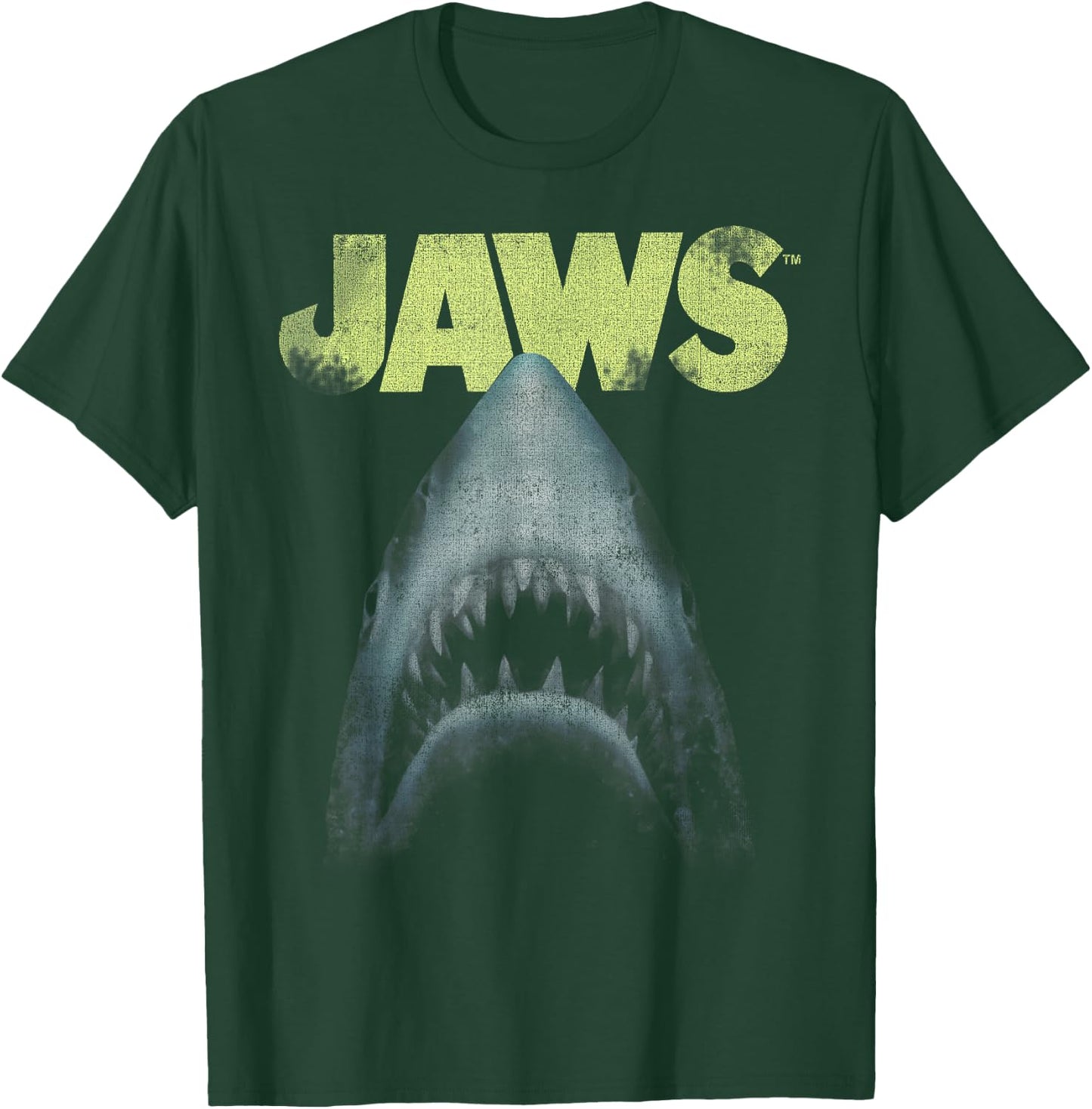 Jaws Teeth Poster Logo T-Shirt - T-Shirt | Forest