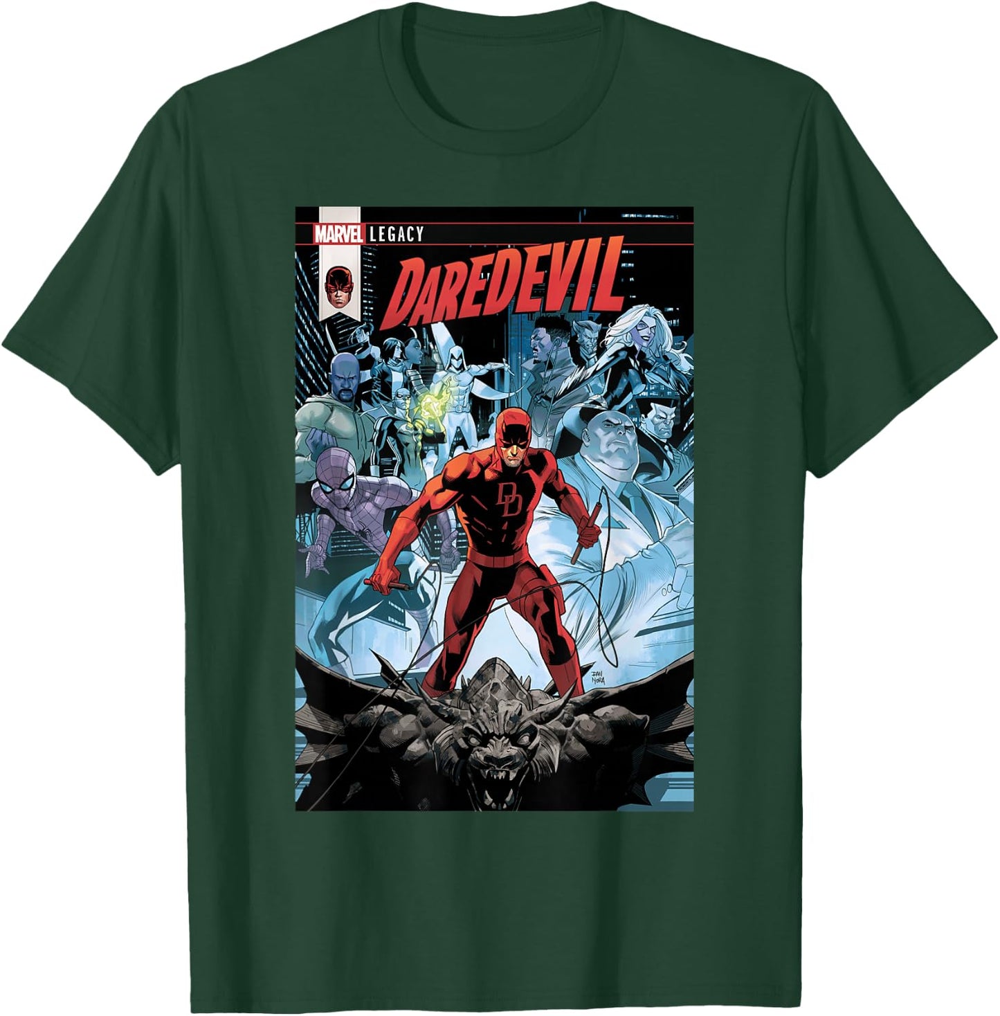 Marvel Daredevil Legacy Comic Cover Small T-Shirt - T-Shirt | Forest