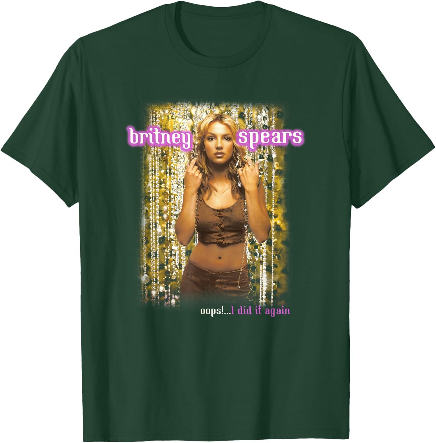 Britney Spears - Oops!... I Did It Again Anniversary Tour Short Sleeve T-Shirt - T-Shirt | Forest