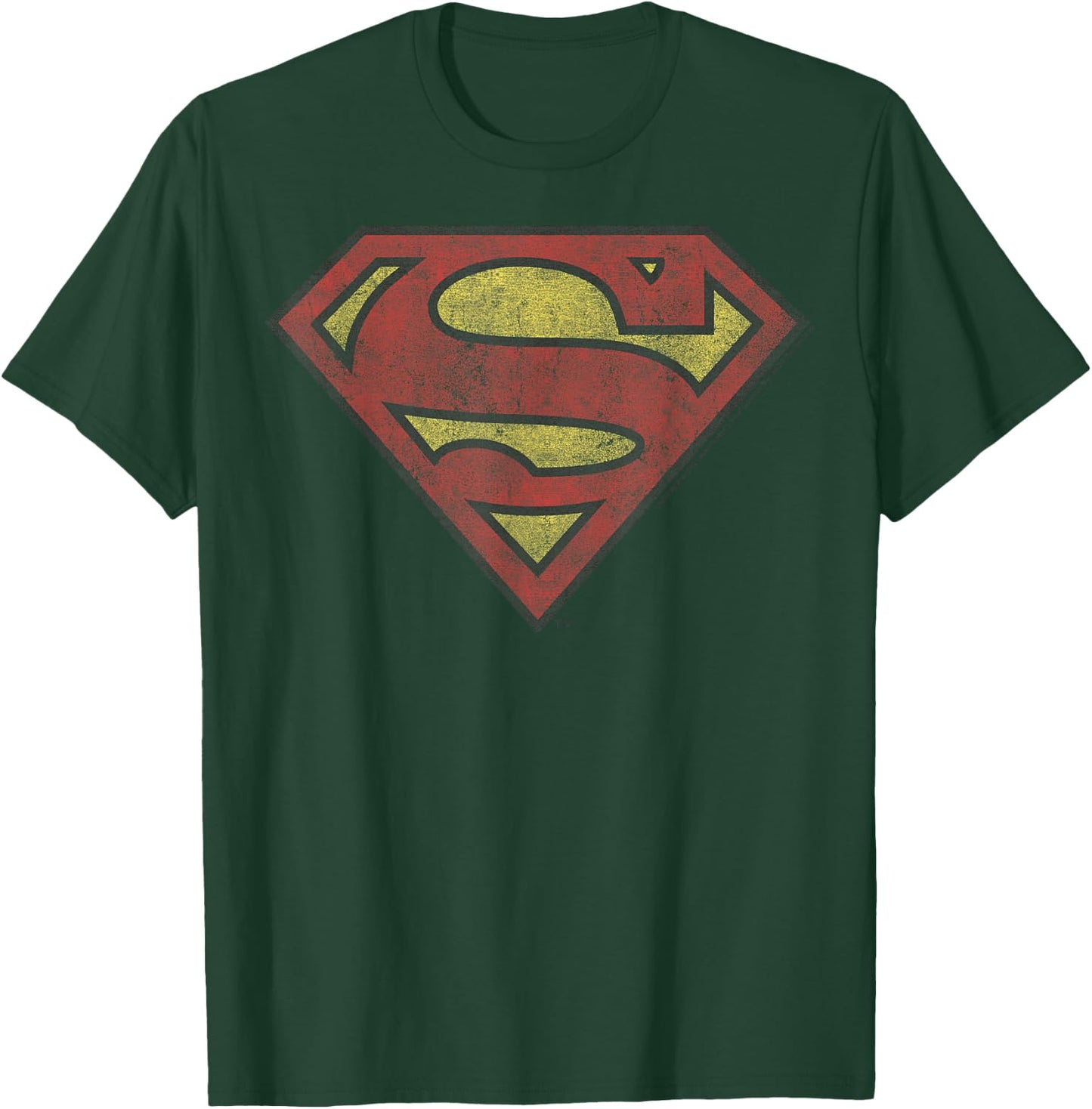 DC Comics Superman Vintage Shield T-Shirt - T-Shirt | Forest