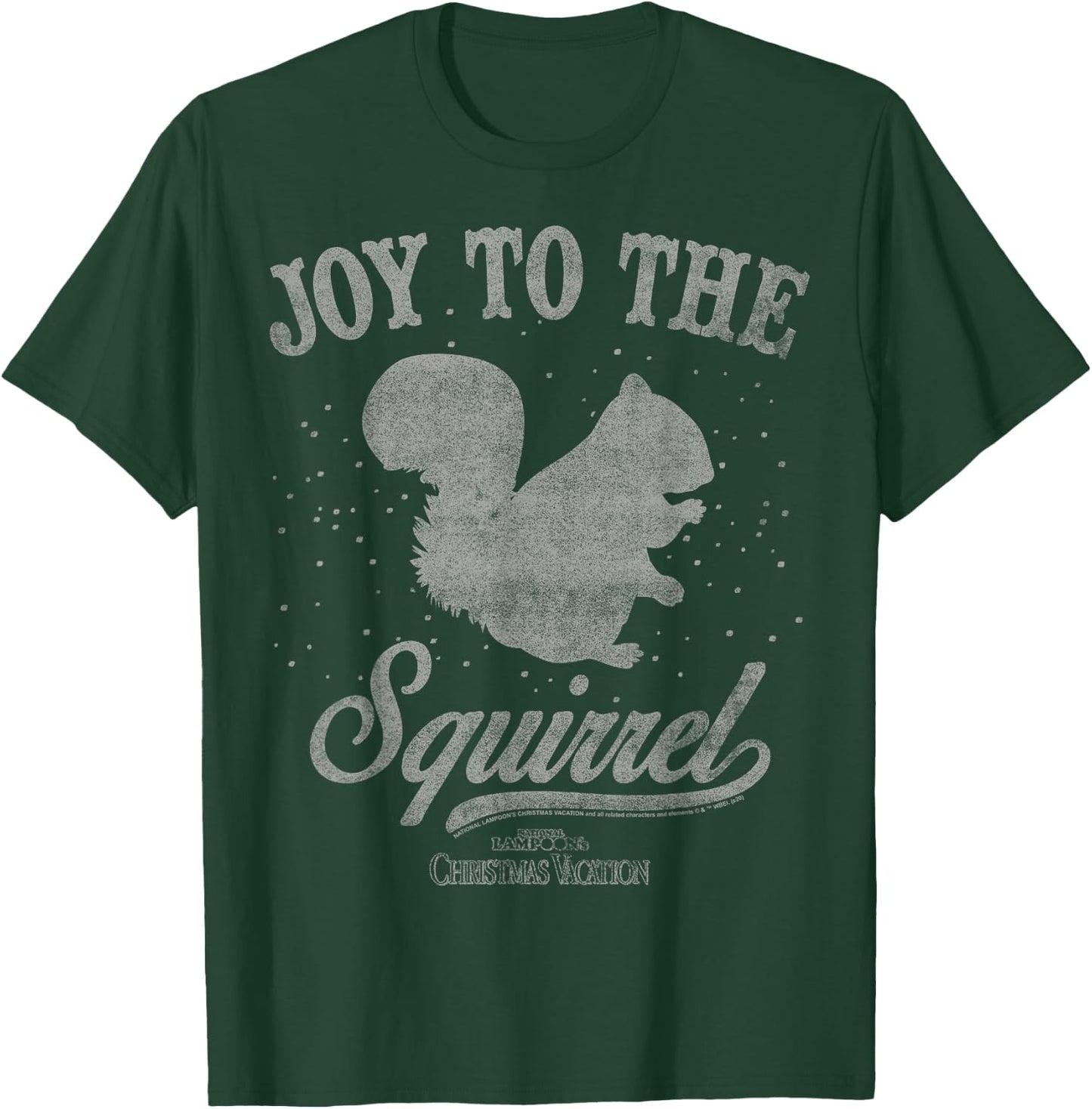 National Lampoon's Christmas Vacation Joy to The Squirrel T-Shirt - T-Shirt | Forest