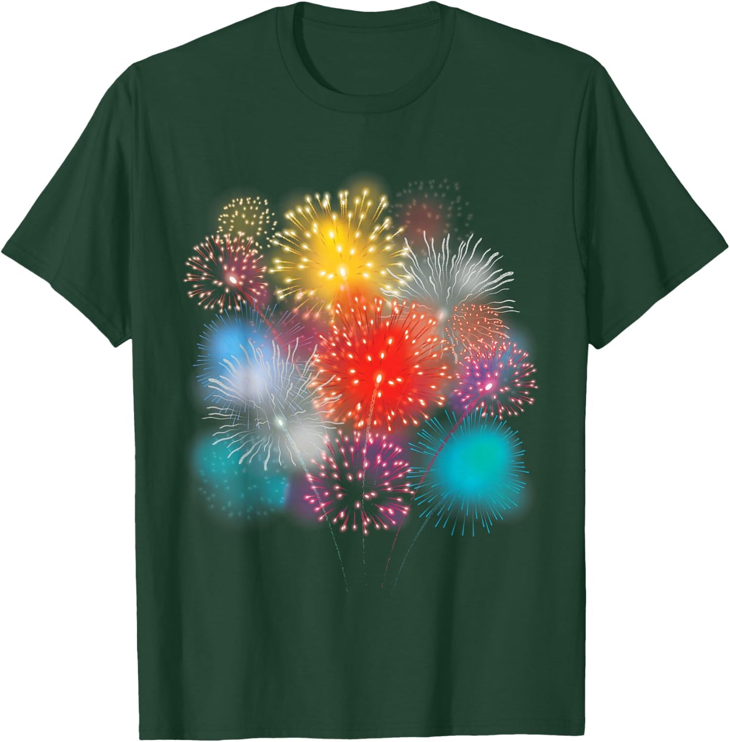 Pyrotechnics Pyromanic Fireworks Pyro Explosion Rocket T-Shirt - T-Shirt | Forest