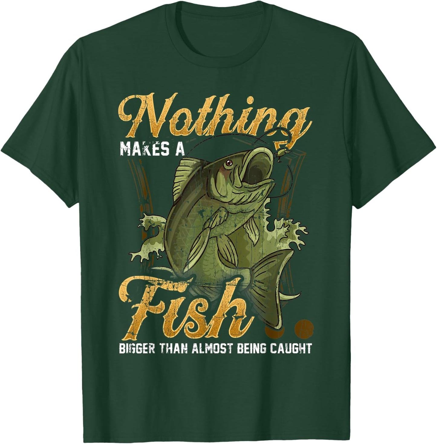Funny Deep Sea Fishing Saltwater Fishing Fisherman T-Shirt - T-Shirt | Forest