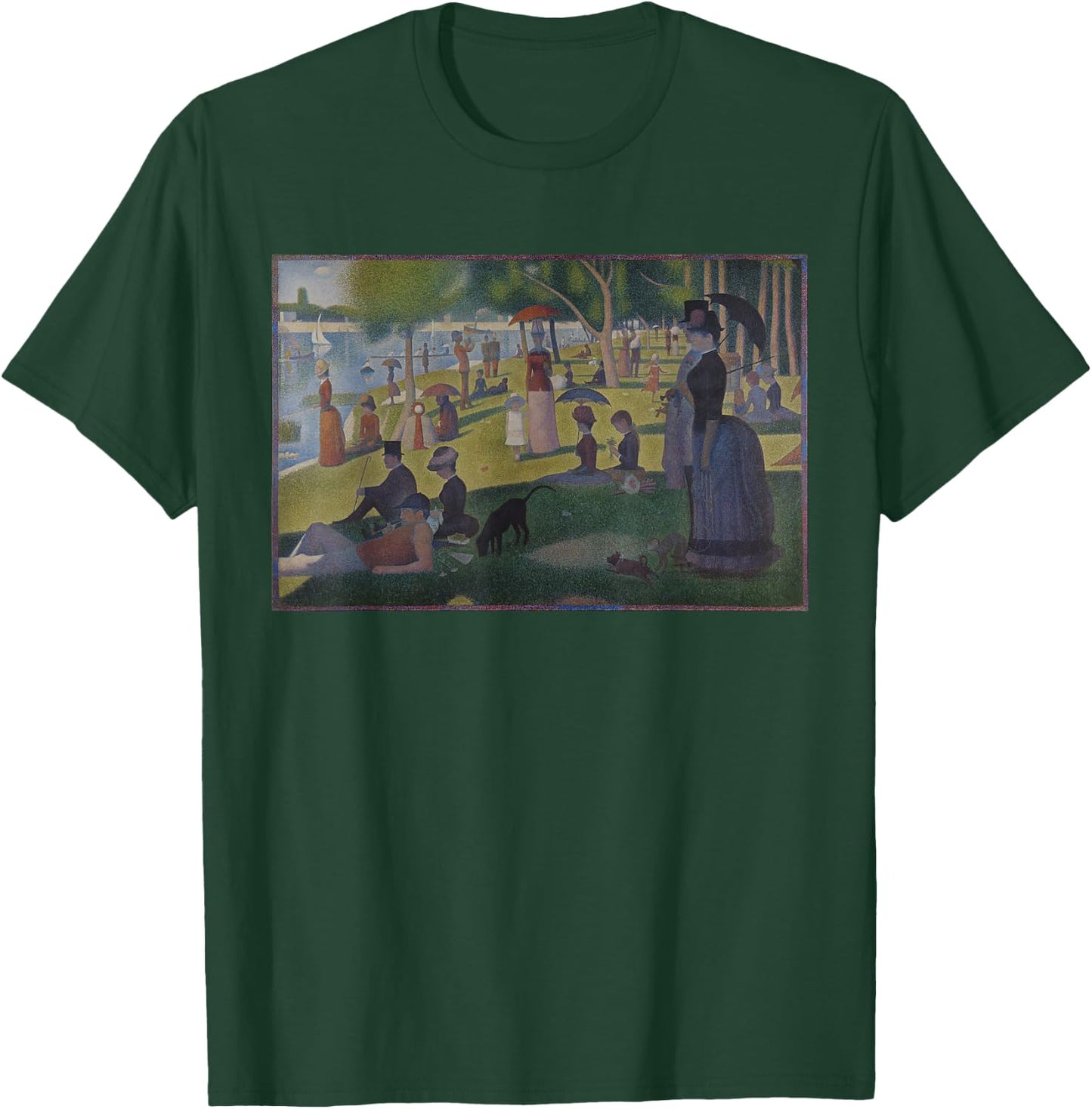 Sunday Afternoon on the Island of La Grande Jatte Seurat Art T-Shirt - T-Shirt | Forest