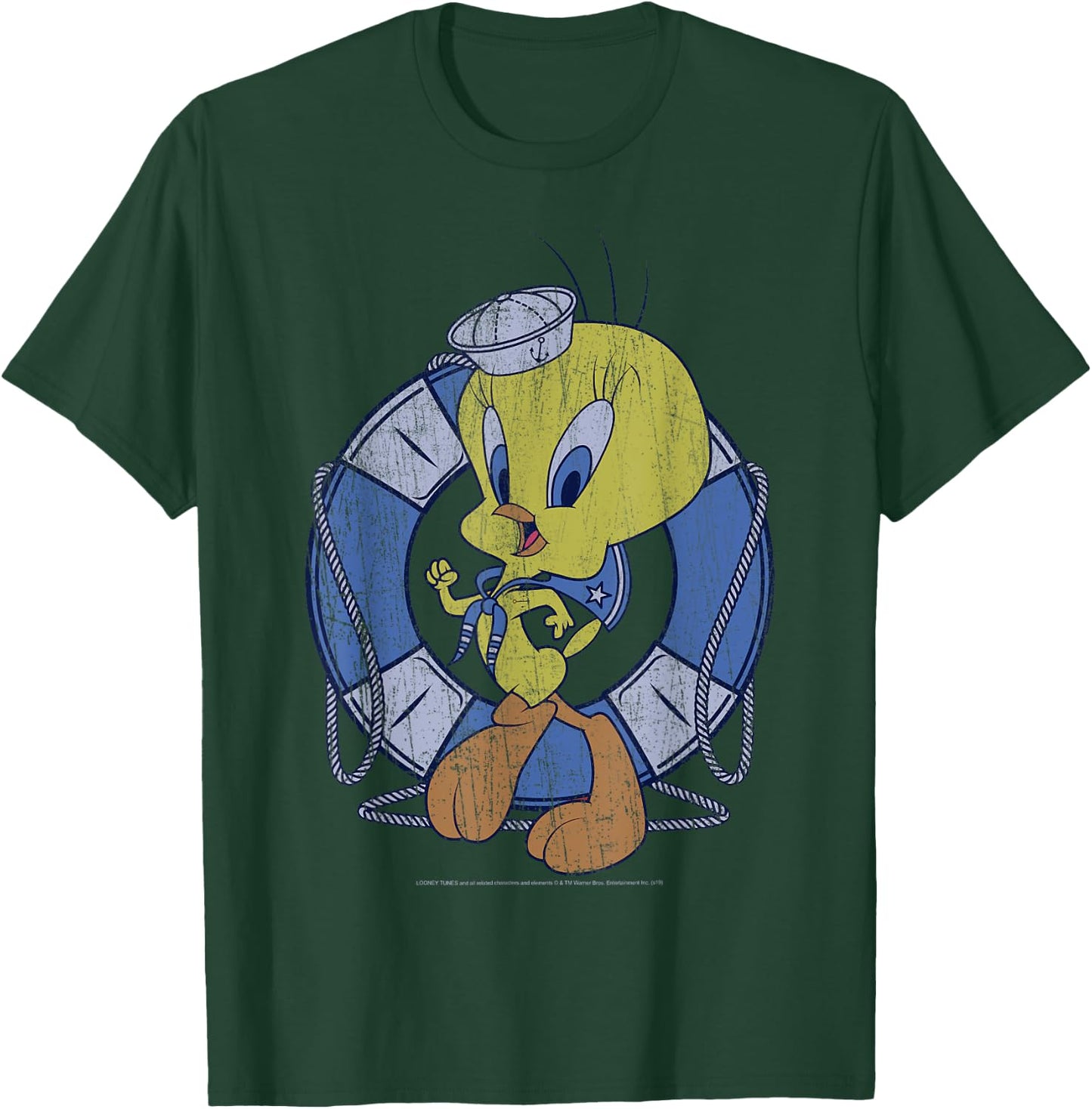 Looney Tunes Tweety Bird Sailor Portrait T-Shirt - T-Shirt | Forest