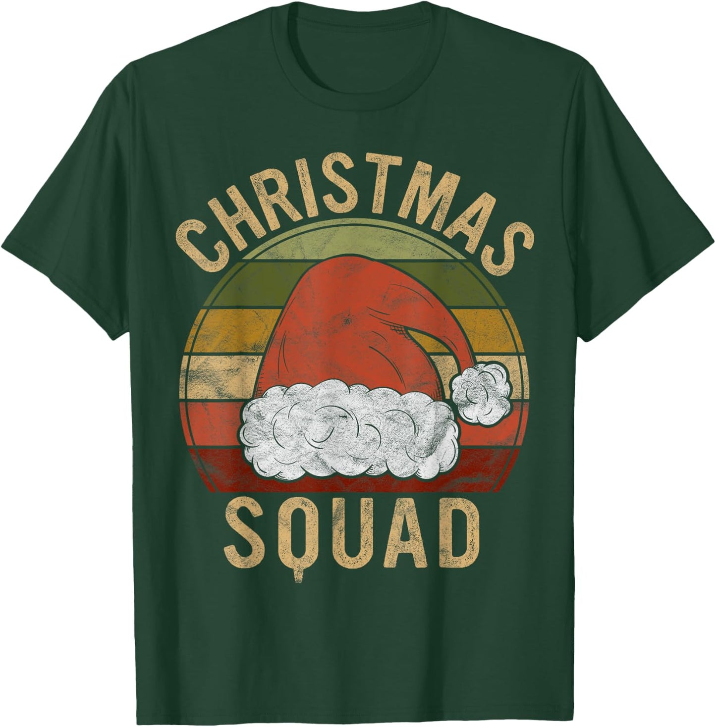 Christmas Squad Costume Gift Santa Matching Family Xmas T-Shirt - T-Shirt | Forest