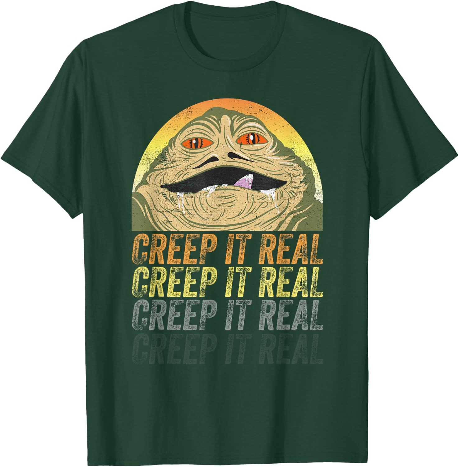 Star Wars Jabba The Hutt Creep It Real T-Shirt - T-Shirt | Forest
