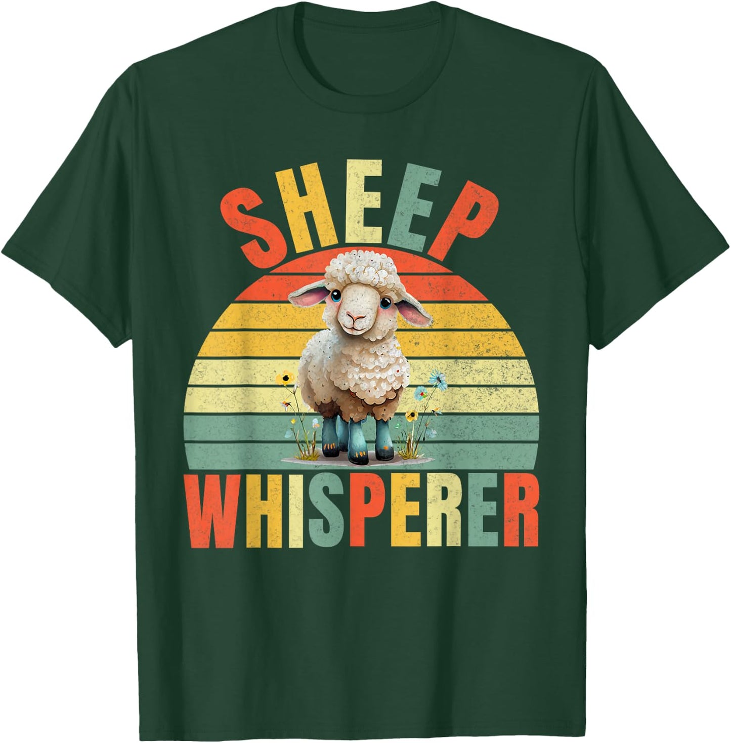 Sheep Whisperer Sheep T-Shirt - T-Shirt | Forest