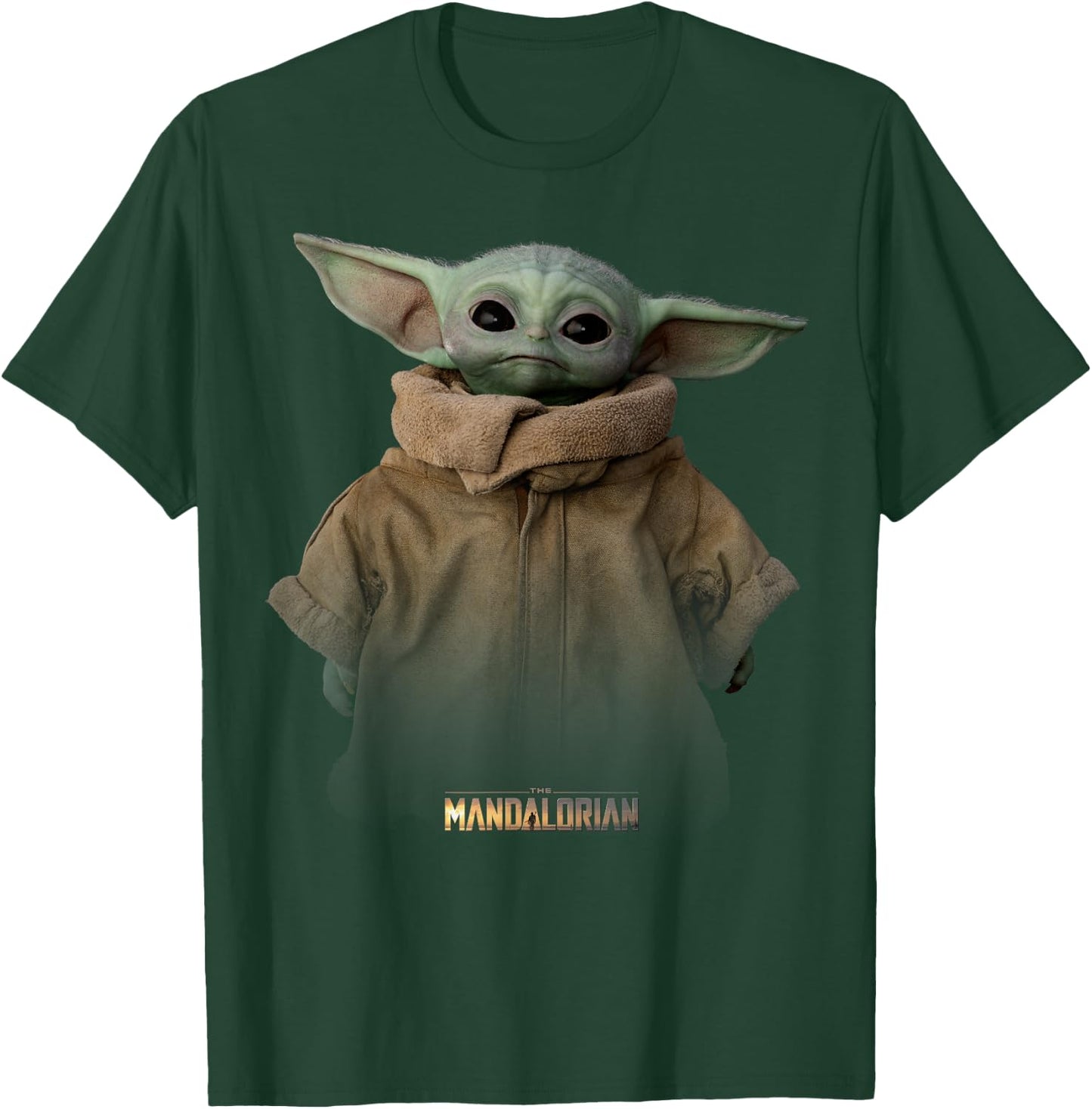 Star Wars The Mandalorian The Child Simple Portrait T-Shirt - T-Shirt | Forest