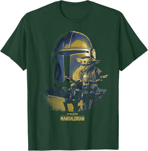 Star Wars: The Mandalorian Group Shot Mashup R23 T-Shirt - T-Shirt | Forest