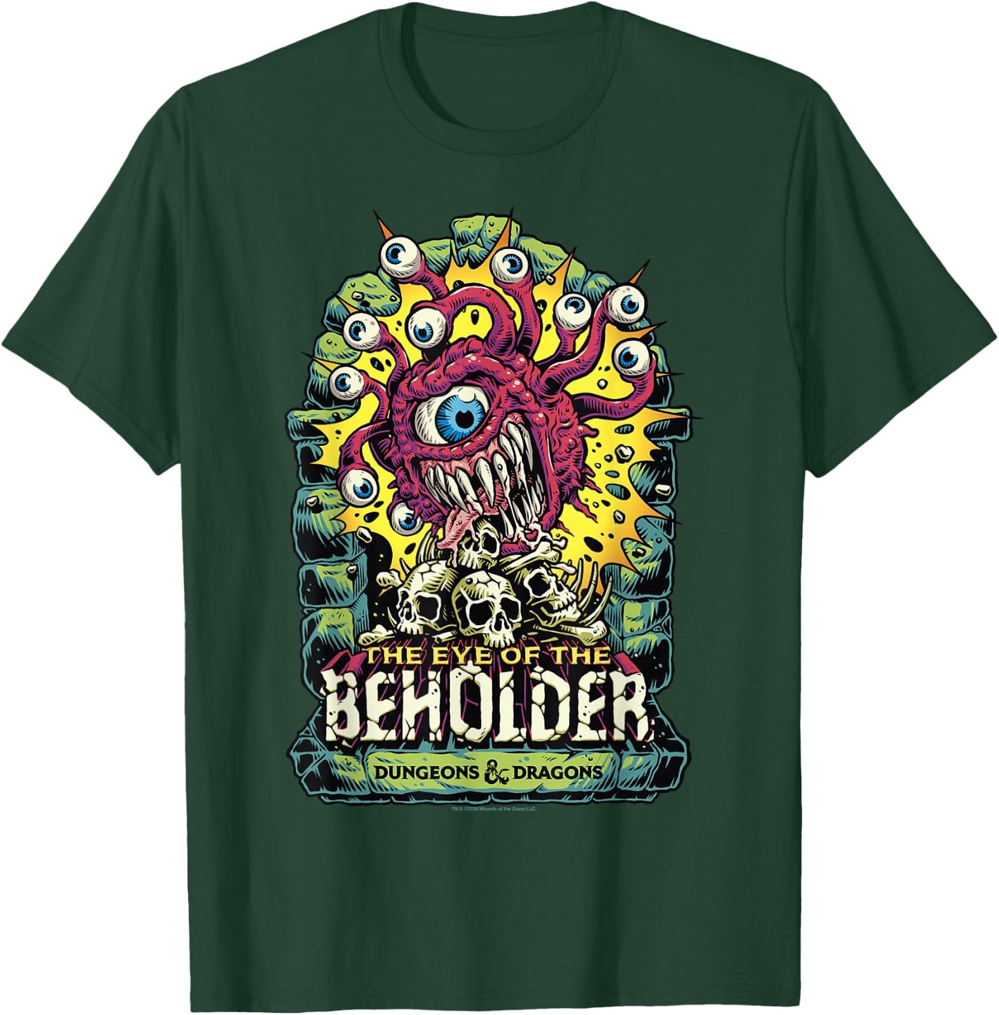 Dungeons & Dragons Eye of The Beholder Small T-Shirt - T-Shirt | Forest
