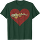 Tasselled Wobbegong Valentines Day Shark Love Fingerprint T-Shirt - T-Shirt | Forest
