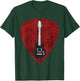 Electric Guitar Pick, Guitar Stringed Instrument T-Shirt - T-Shirt | Forest