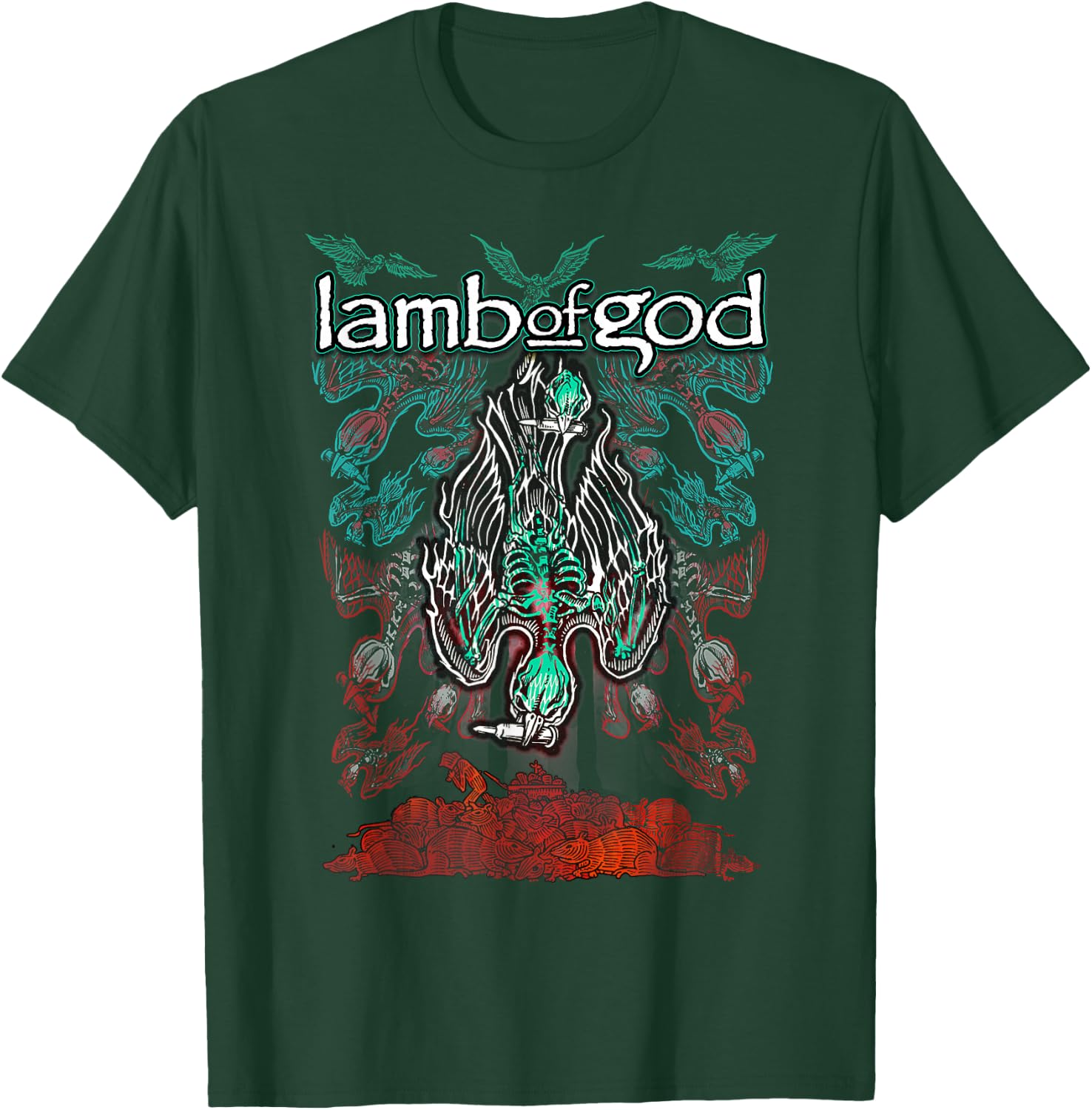 Lamb of God - Ashes of The Wake T-Shirt - T-Shirt | Forest