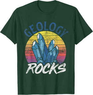 Geology Rocks Retro Geology T-Shirt - T-Shirt | Forest