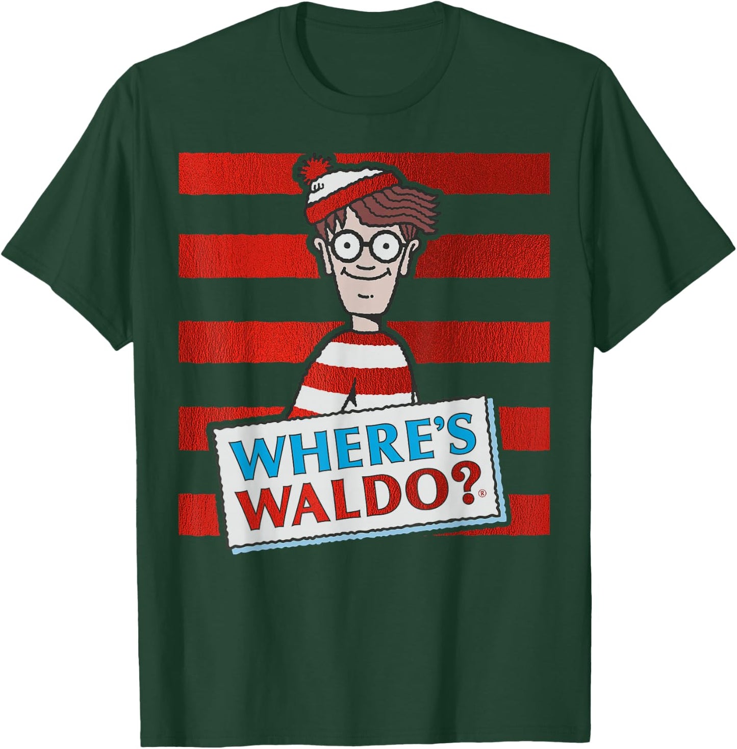 Where's Waldo Waldo Stripes T-Shirt - T-Shirt | Forest