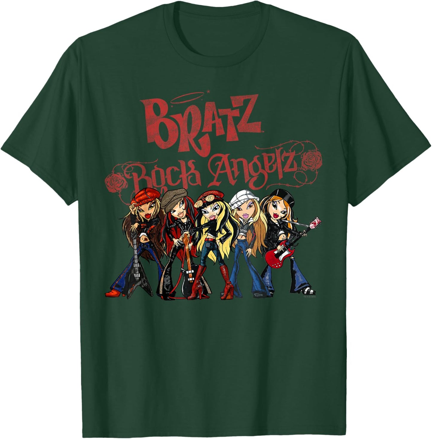 Bratz Rock Angelz Group Shot T-Shirt - T-Shirt | Forest