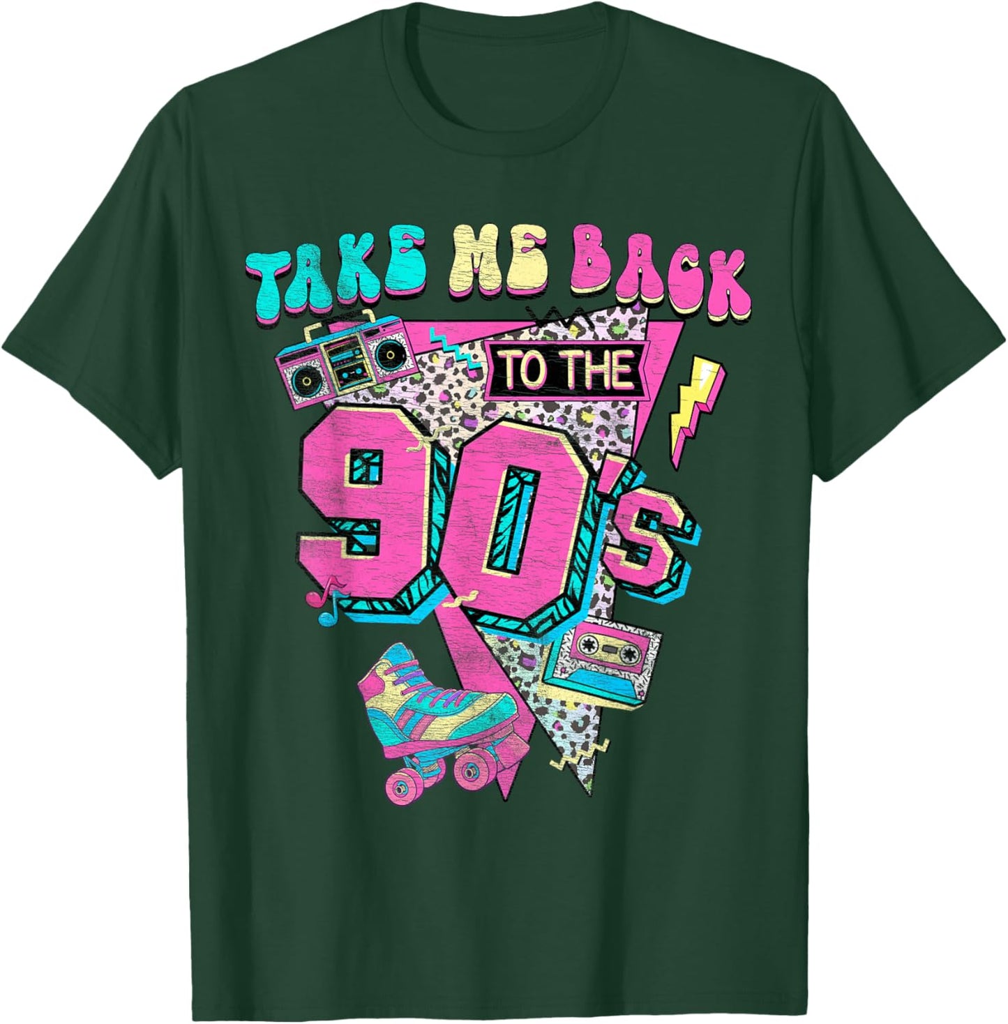 Take Me Back To The 90's Gen X Baby Boomers Vintage 1990's T-Shirt - T-Shirt | Forest