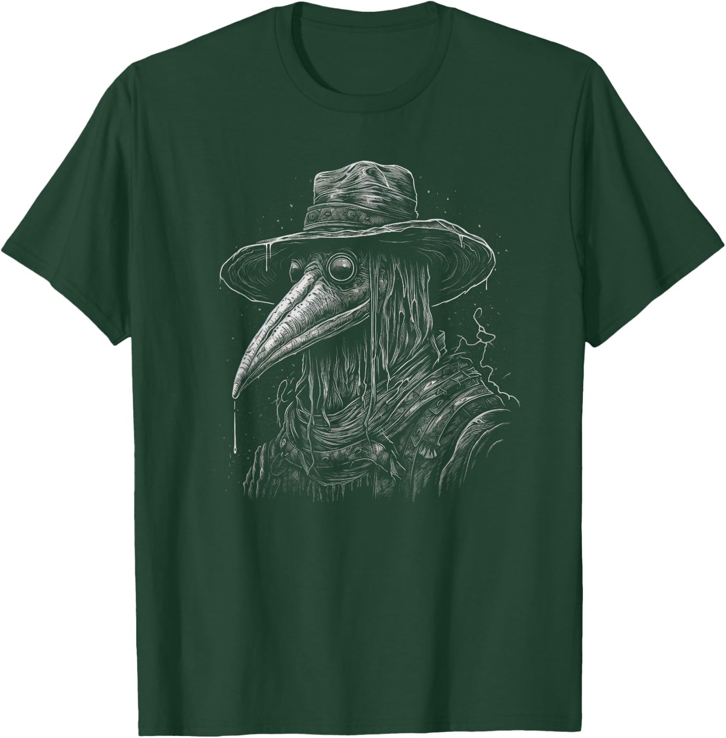 Funny Plague Doctor cool Grunge Style leeches medical T-Shirt - T-Shirt | Forest