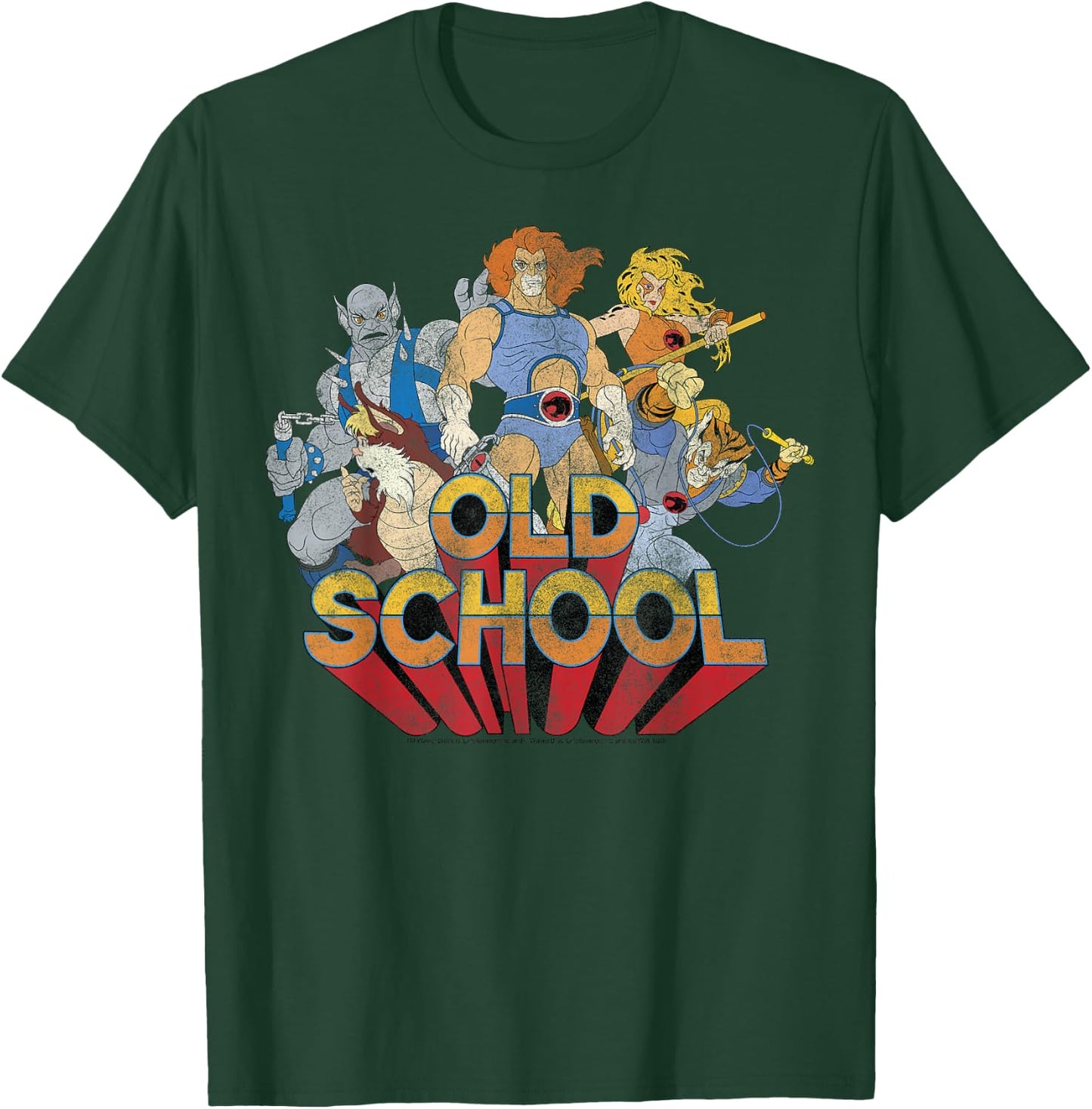 Thundercats Old School Group Shot T-Shirt - T-Shirt | Forest