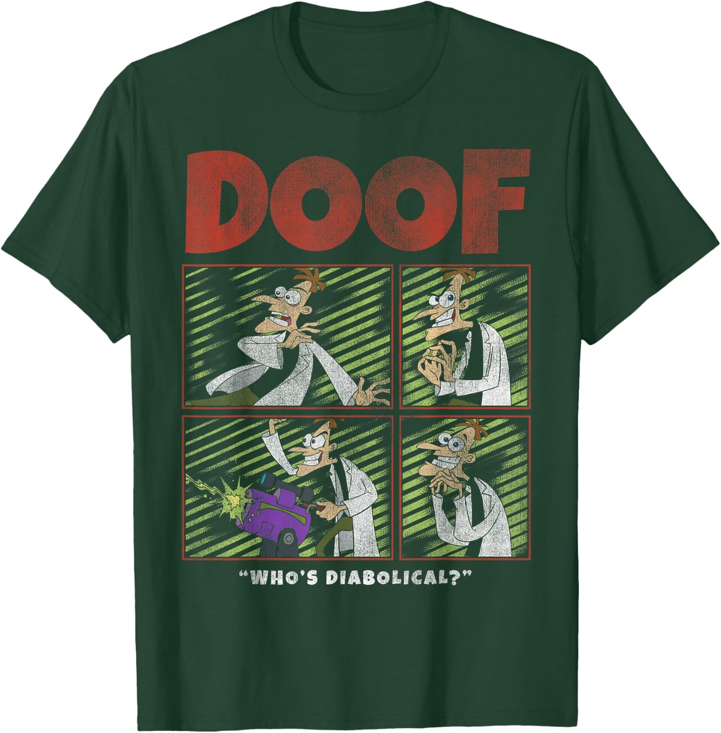 Disney Phineas and Ferb Doof Box Up T-Shirt - T-Shirt | Forest