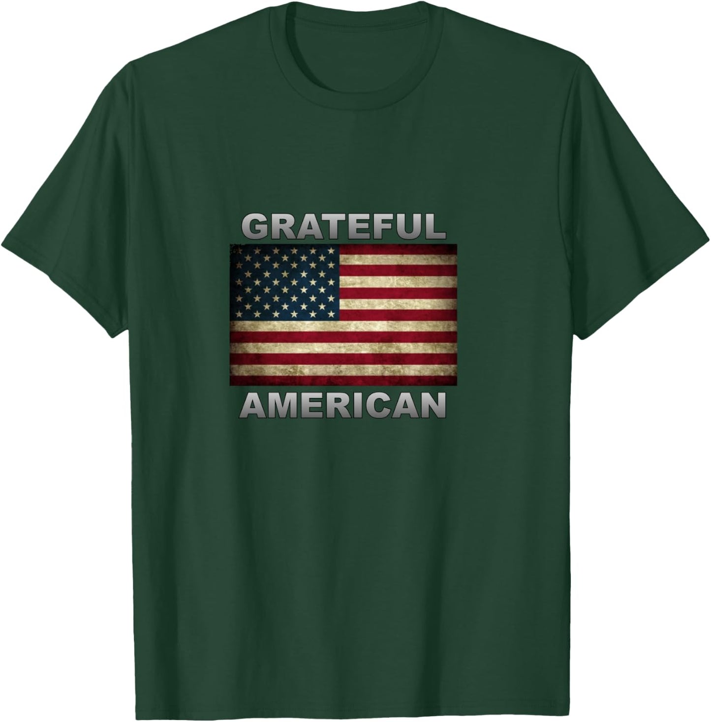 American Flag Grateful American T-Shirt - T-Shirt | Forest