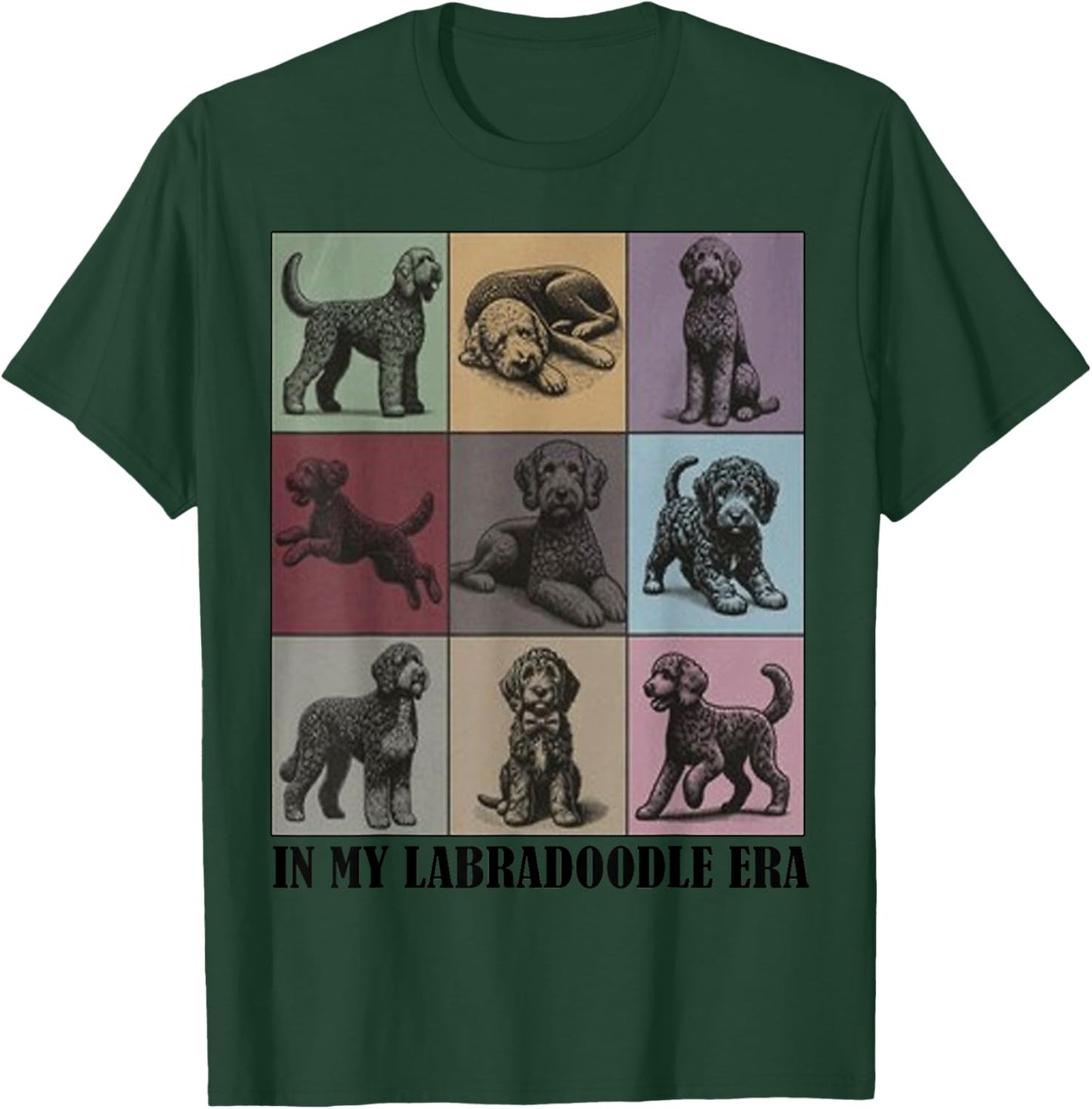 funny Dog Mama Quote In My Labradoodle Doodle Era Cool dog T-Shirt - T-Shirt | Forest