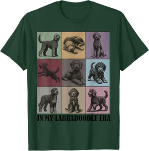 funny Dog Mama Quote In My Labradoodle Doodle Era Cool dog T-Shirt - T-Shirt | Forest