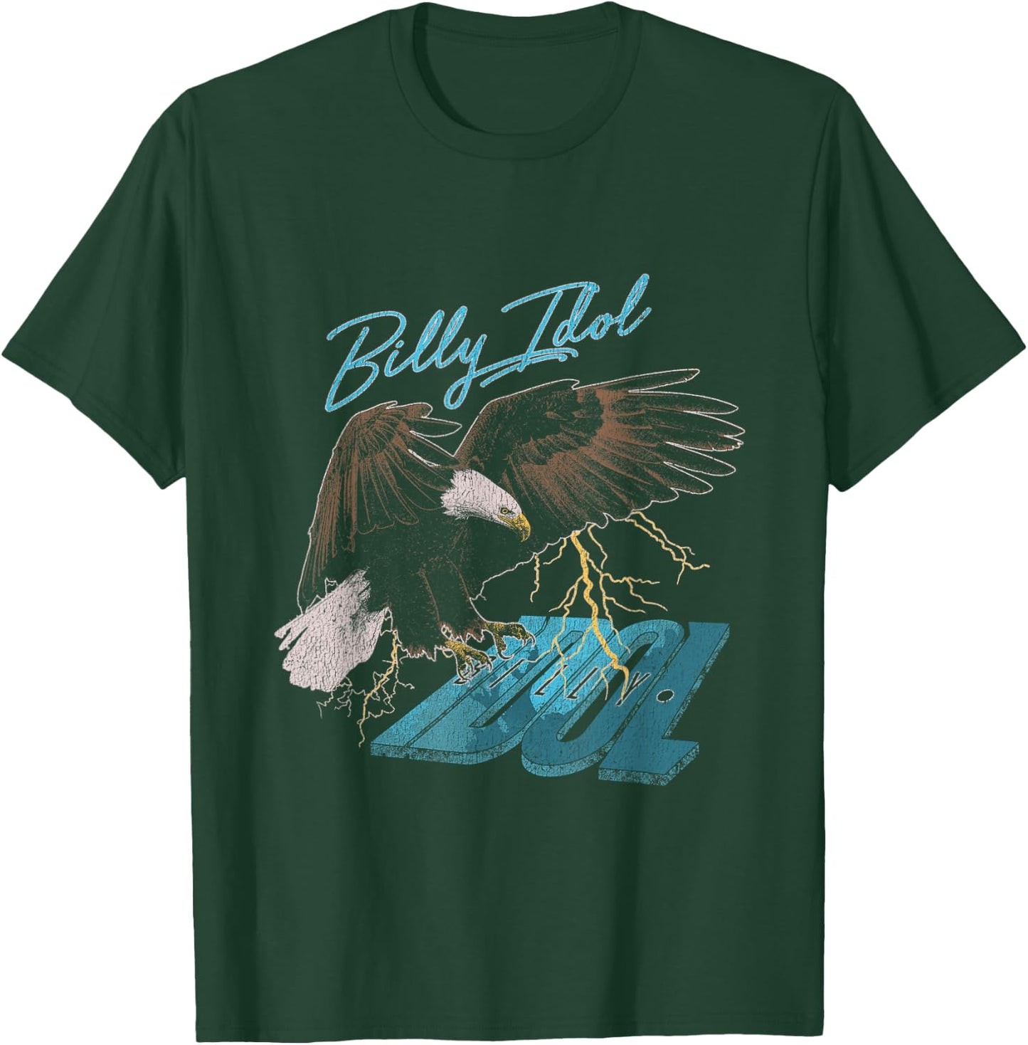 Billy Idol - Biker Eagle T-Shirt - T-Shirt | Forest