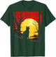 Cat Nature Moon Animal Art Graphic Motif Cat T-Shirt - T-Shirt | Forest