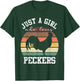 Just A Girl Who Loves Peckers Funny Chicken Farmer Lover T-Shirt - T-Shirt | Forest