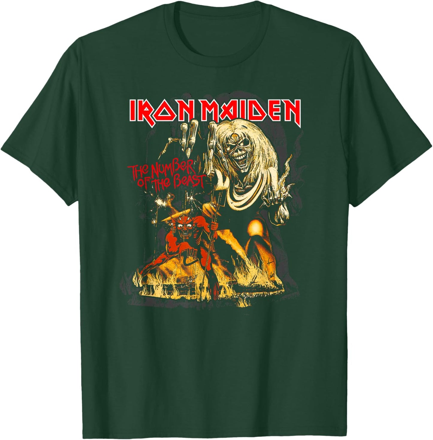 Iron Maiden - Number of the Beast Graphic T-Shirt - T-Shirt | Forest