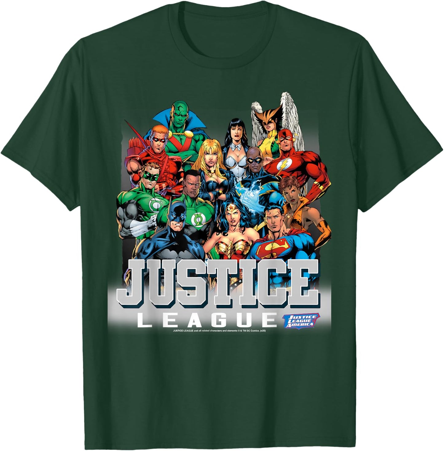 DC Comics Justice League Modern Group Shot T-Shirt - T-Shirt | Forest