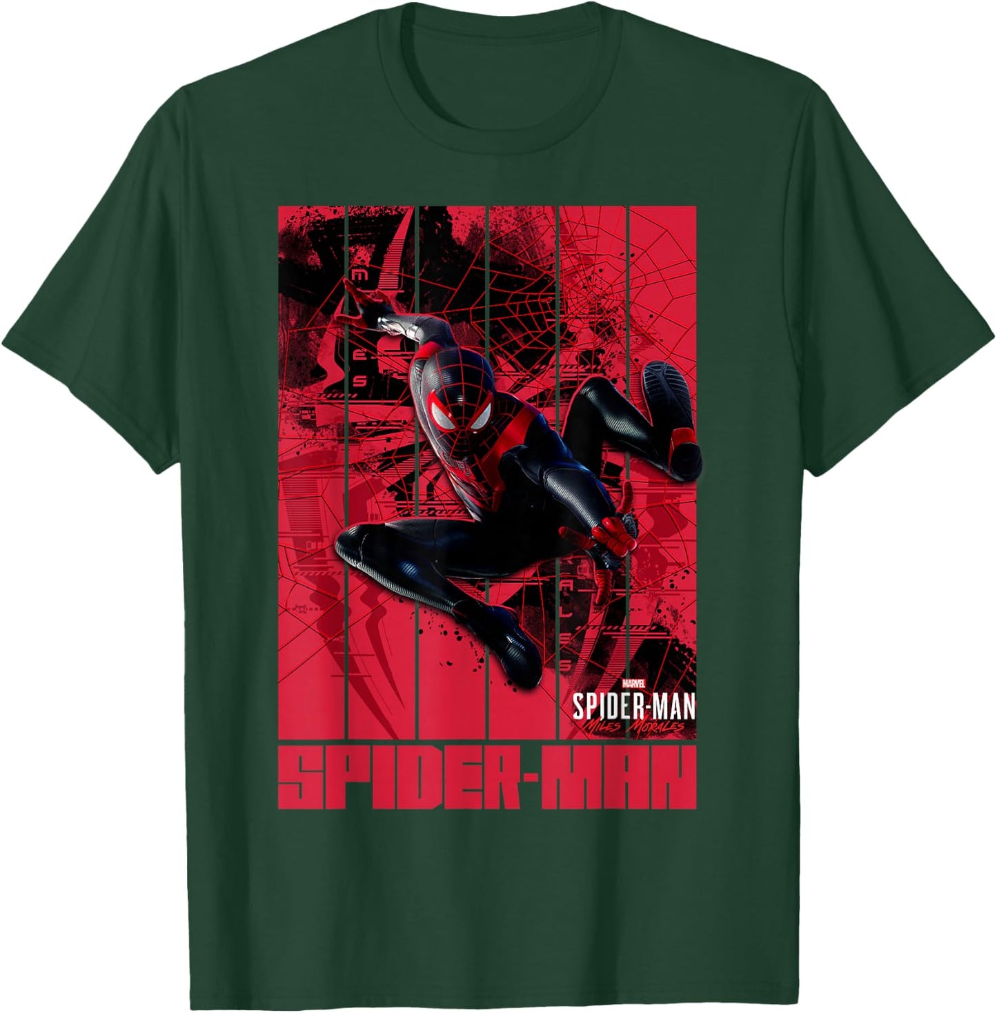 Marvel Spider-Man: Miles Morales Panels T-Shirt - T-Shirt | Forest