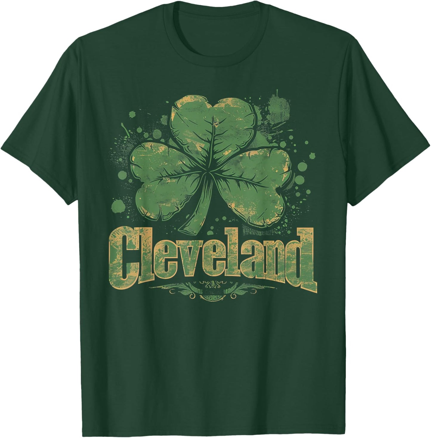 Cleveland - Irish St. Patrick's Day Saint Paddy's Shamrock T-Shirt - T-Shirt | Forest
