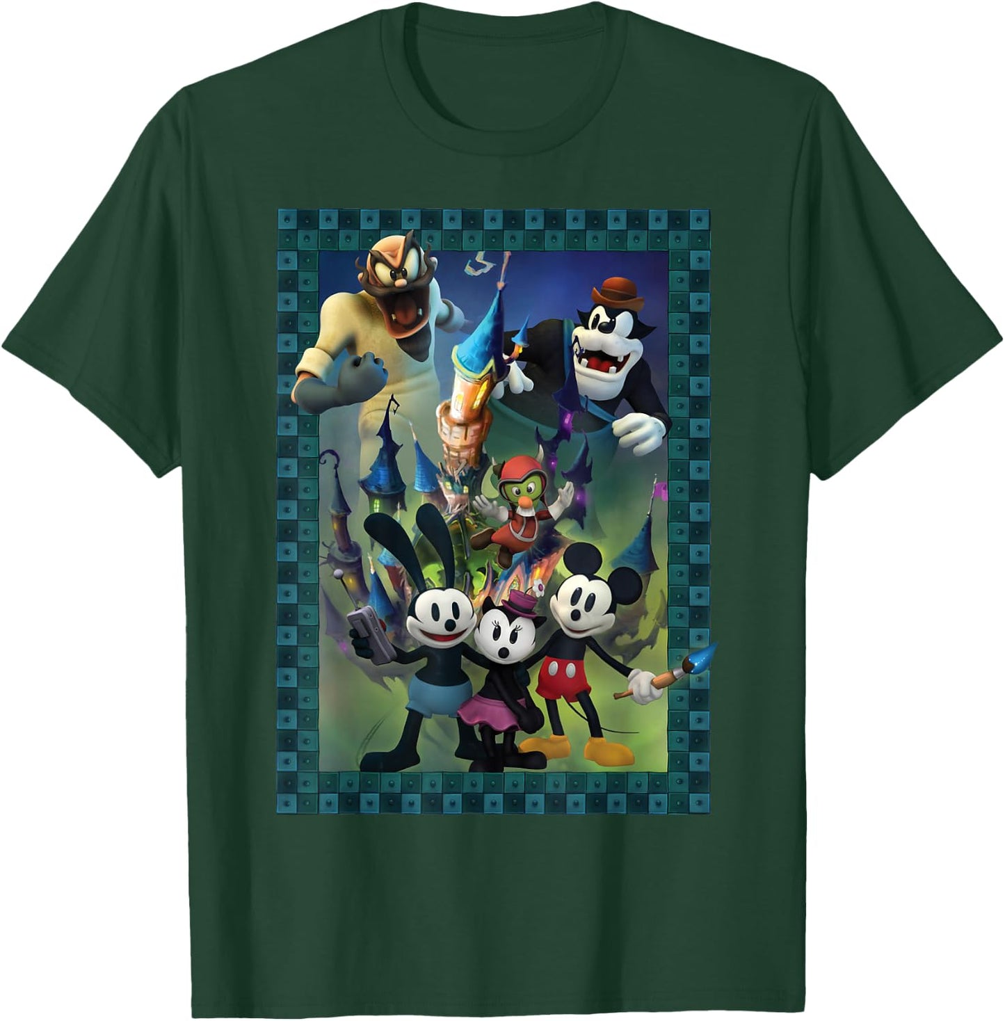 Disney Epic Mickey Group Shot Poster T-Shirt - T-Shirt | Forest