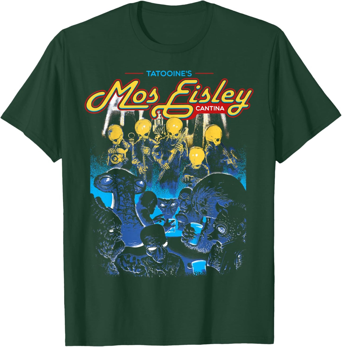 Star Wars Mos Eisley Cantina Band Poster T-Shirt - T-Shirt | Forest