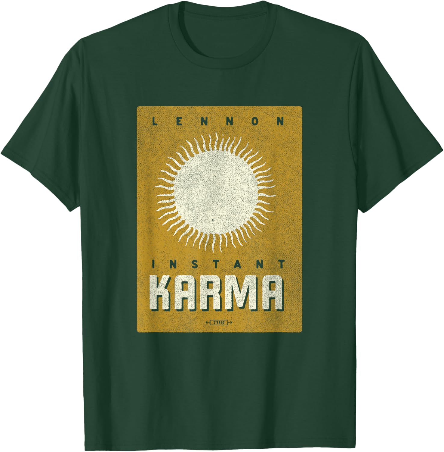 John Lennon - Instant Karma Sun T-Shirt - T-Shirt | Forest
