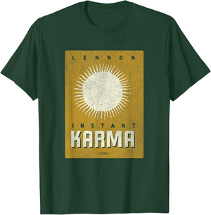 John Lennon - Instant Karma Sun T-Shirt - T-Shirt | Forest
