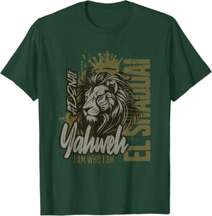 Christian Names God Witness Women Lion Yahweh Cool T-Shirt - T-Shirt | Forest