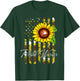 Postal Worker Sunflower Funny Gifts T-Shirt - T-Shirt | Forest