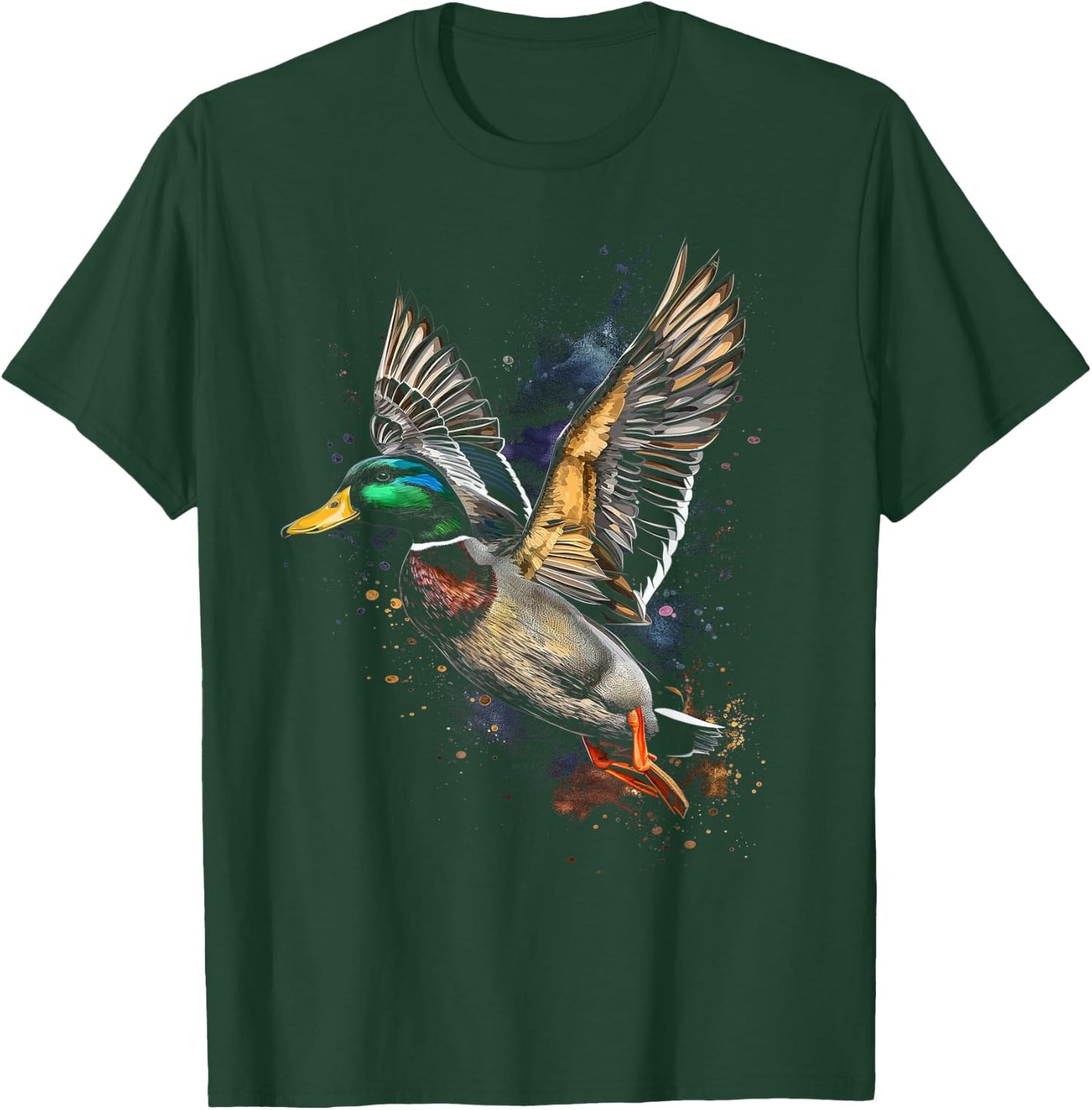 Duck Hunting Waterfowl Mallard Duck Hunter T-Shirt - T-Shirt | Forest